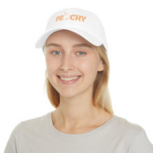 Load image into Gallery viewer, PEACHY Baseball Cap, Cute Summer Woman&#39;s Baseball Cap, Trendy Cap, Outdoor Gift, Summer Gift, Great Gift for Mom, Just Peachy Summer Cap
