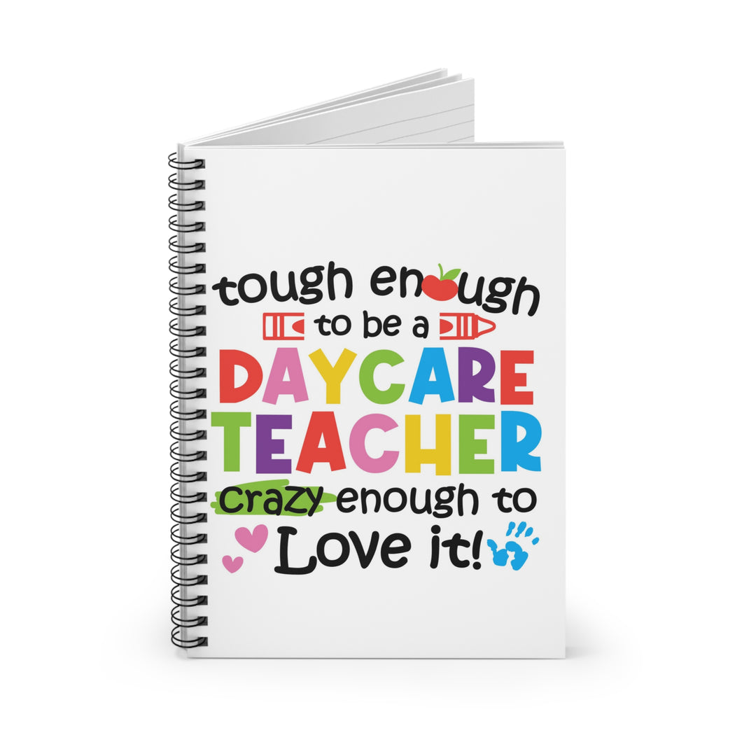 Teacher Appreciation Spiral Notebook - Ideal Teacher Gift for Daycare Teachers and Workers, Thoughtful Gift, Spiral Notebook - Ruled Line