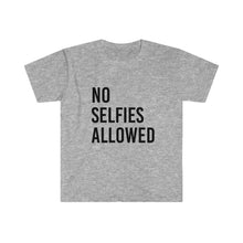 Load image into Gallery viewer, No Selfies Allowed, Softstyle T-Shirt, Funny Concert Shirt, Country Music Shirt, Country Music Concerts
