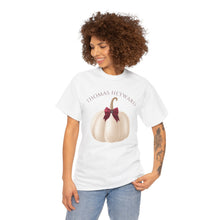 Load image into Gallery viewer, Unisex Heavy Cotton Tee, Thomas Heyward Pumpkin Fall T-Shirt, Staff Tee
