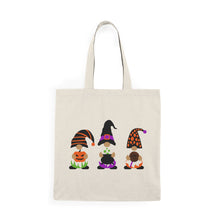 Load image into Gallery viewer, Halloween Tote Bag, Gnomes Tote Bag, Halloween Gnomes, Kids Candy Bag, Kids Halloween Tote, Cute Fall Tote, Halloween Candy Bag
