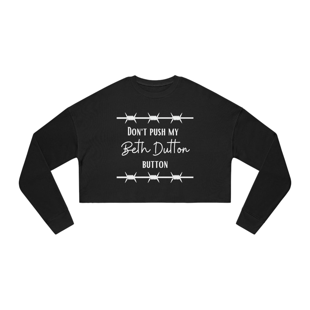 Women's Cropped Sweatshirt, Beth Dutton
