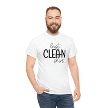 Load image into Gallery viewer, Last Clean Shirt Standing: Get a Laugh with Our Funny Mom&#39;s T-Shirt
