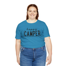 Load image into Gallery viewer, Happy Camper T-Shirt, Camping T-Shirt, Adventure Shirt, Camping Outdoors T-Shirt, Happy Camper Tee, Camping T-Shirt
