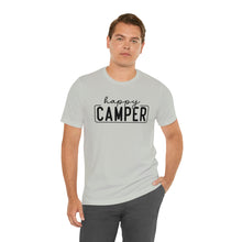 Load image into Gallery viewer, Happy Camper T-Shirt, Camping T-Shirt, Adventure Shirt, Camping Outdoors T-Shirt, Happy Camper Tee, Camping T-Shirt
