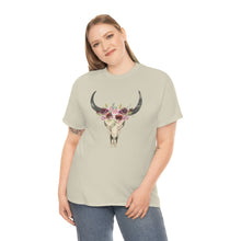 Load image into Gallery viewer, Boho Cow Skull Shirt, howdy shirt, Wild west Shirt, Western Graphic Tee, Cowgirl Shirt, Bull Skull Shirt, Southwest Shirt, Western Clothing
