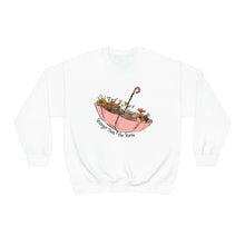Load image into Gallery viewer, Wildflower Umbrella Crewneck Sweatshirt, Inspirational shirt,
