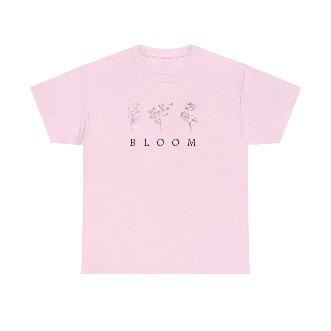 Wild Flowers Shirt, Wildflower T-shirt, Floral Shirt, Botanical Shirt, Flower Shirt, Nature Lover Shirt, Ladies Shirts, Women's Tees, BLOOM Tee
