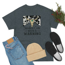 Load image into Gallery viewer, Should&#39;ve Come With a Warning T-shirt, Country Music Shirt, Southern tee, Music Festival tee, Rodeo shirt, Western Cowboy tee, Country shirt
