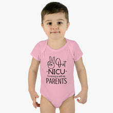 Load image into Gallery viewer, Peace Out Nicu I&#39;m Moving in with My Parents, Nicu Baby, Nicu Infant, Nicu Stay, Nicu Parent, Nicu Onesie
