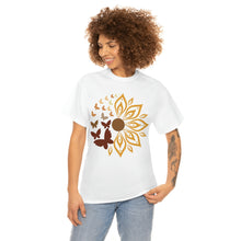 Load image into Gallery viewer, Sunflower - SButterflu Shirt, Floral Tee Shirt, Flower Shirt,Garden Shirt, , Sunflower Butterfly Tshirt Sunflower Shirts.
