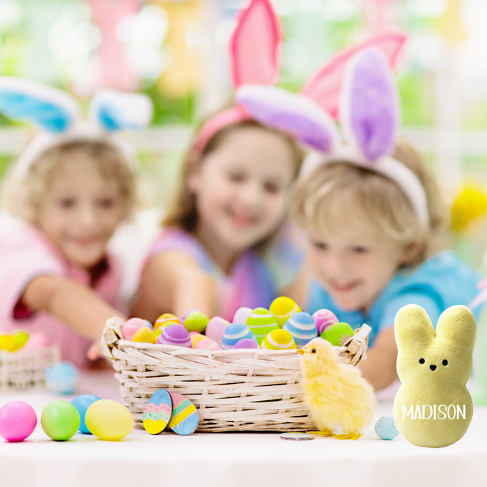 Personalized Plush Peep Bunny