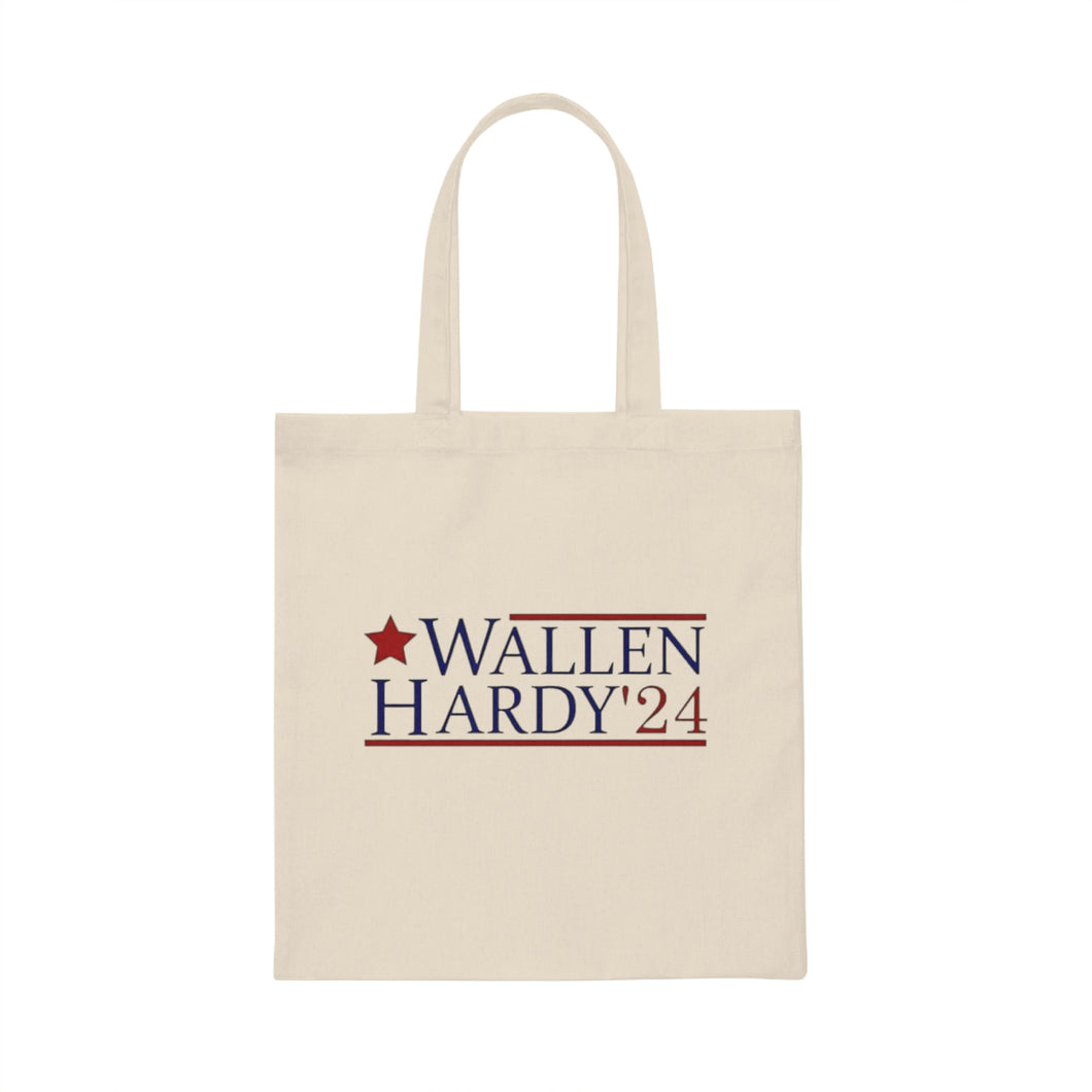 Wallen Hardy Canvas Tote Bag, Everyday Grocery Bag, Gift for Her, Country Fan Gift