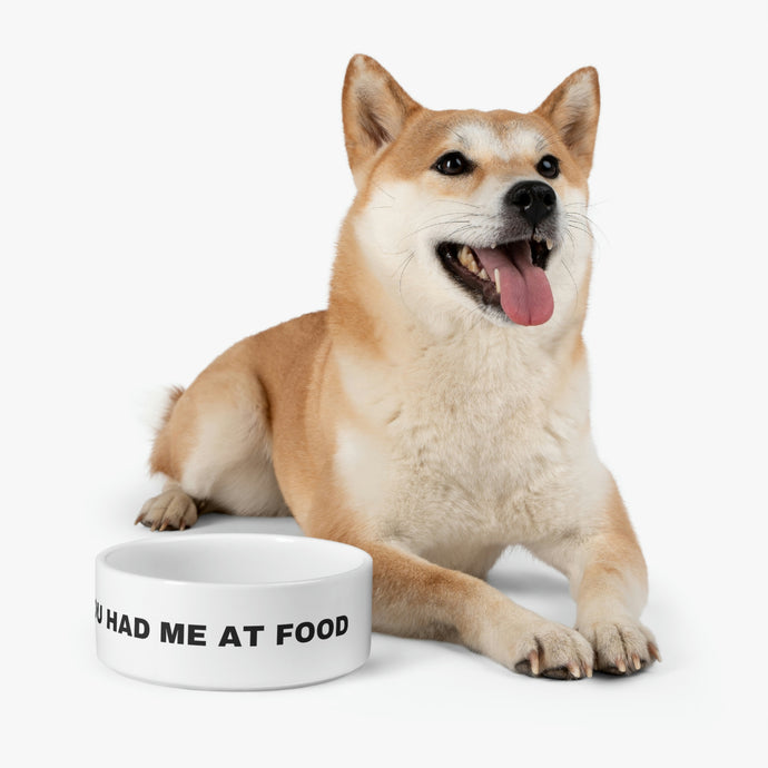 Pet Bowl, You had me at food dog bowl, Dog Bowl, Fun Pet Bowl, Pet Owners, Gift for Pets