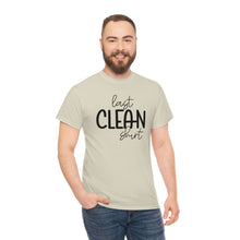 Load image into Gallery viewer, Last Clean Shirt Standing: Get a Laugh with Our Funny Mom&#39;s T-Shirt
