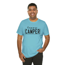 Load image into Gallery viewer, Happy Camper T-Shirt, Camping T-Shirt, Adventure Shirt, Camping Outdoors T-Shirt, Happy Camper Tee, Camping T-Shirt
