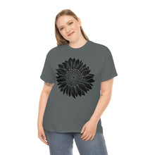 Load image into Gallery viewer, Sunflower Cotton Tee, Floral Tee, Sunflower tshirt, Sunflower flower tshirt, Garden Shirt
