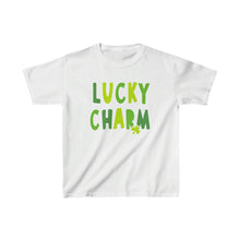 Load image into Gallery viewer, Kids Cotton Tee, Kids Lucky Charm Tshirt, Kids St. Patrick&#39;s Day shirt, Kids Holiday Shirt, Kids Tee
