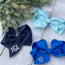 Load image into Gallery viewer, Monogrammed Hair Bow Sets
