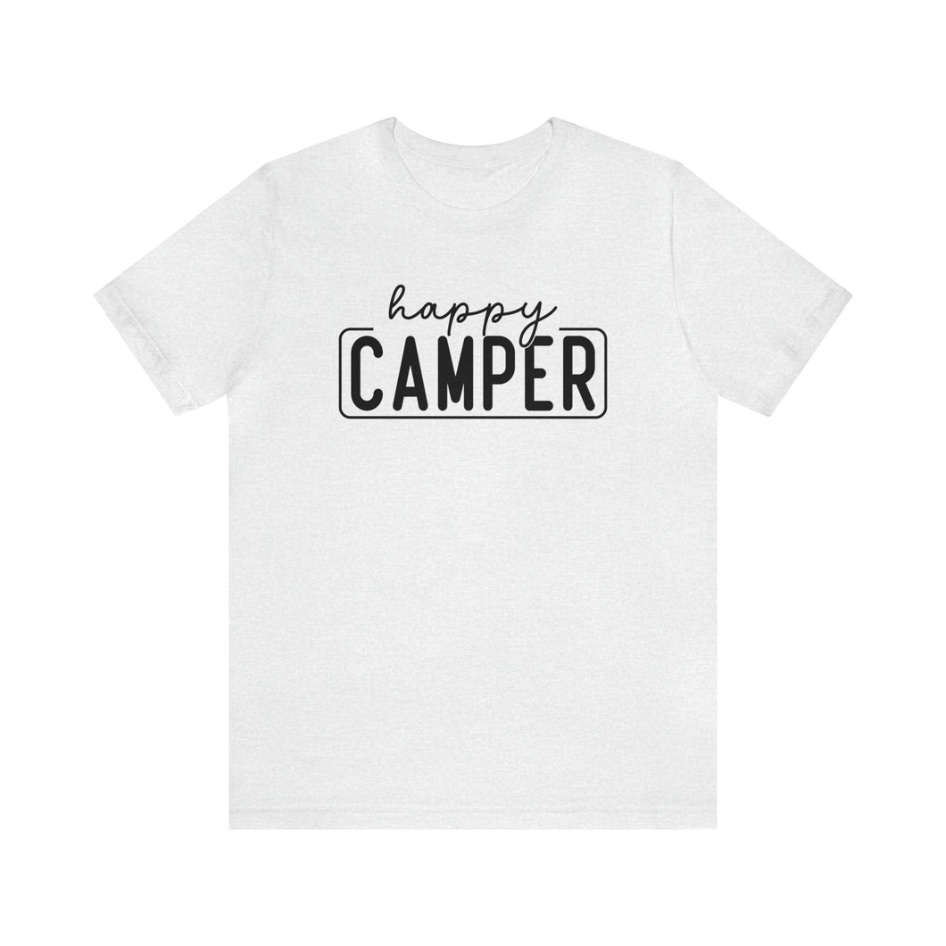 Happy Camper T-Shirt, Camping T-Shirt, Adventure Shirt, Camping Outdoors T-Shirt, Happy Camper Tee, Camping T-Shirt
