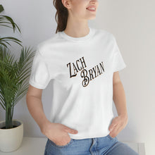 Load image into Gallery viewer, Unisex Jersey Short Sleeve Tee, Country Music Zach Bryan Tshirt, Zach Bryan, Country Music Fan, Concert Shirt
