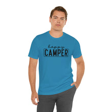 Load image into Gallery viewer, Happy Camper T-Shirt, Camping T-Shirt, Adventure Shirt, Camping Outdoors T-Shirt, Happy Camper Tee, Camping T-Shirt
