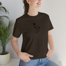 Load image into Gallery viewer, Mom wildflower Short Sleeve Tee, Mom shirt, Mom gift
