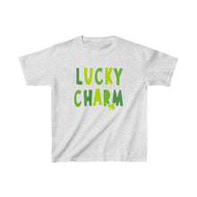 Load image into Gallery viewer, Kids Cotton Tee, Kids Lucky Charm Tshirt, Kids St. Patrick&#39;s Day shirt, Kids Holiday Shirt, Kids Tee
