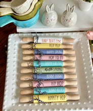 Load image into Gallery viewer, 7&#39;&#39; Spring Tiered Tray Decor | Mini Rolling Pins | Spring Tier Tray Decor | Spring Tier Tray Decor | Spring Mini Rolling Pins
