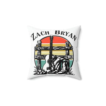 Load image into Gallery viewer, Zach Bryan Square Pillow, Country Music, Couch Pillow, Accent Pillow
