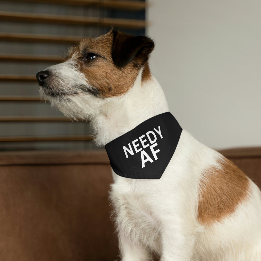 Pet Bandana Collar, Needy AF Dog Bandana, Pet Gift, Gift for dog mom, gift for dog lovers