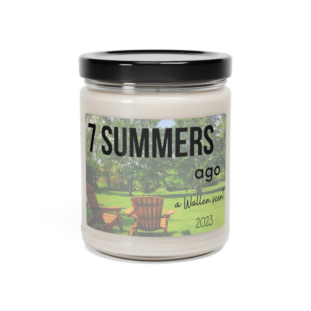 7 Summers ago Scented Soy Candle, 9oz, Wallen Scent, Romantic Candle, Summer Candle, Soy Candle,