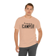 Load image into Gallery viewer, Happy Camper T-Shirt, Camping T-Shirt, Adventure Shirt, Camping Outdoors T-Shirt, Happy Camper Tee, Camping T-Shirt
