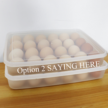 Load image into Gallery viewer, Large Egg Storage with Funny Saying
