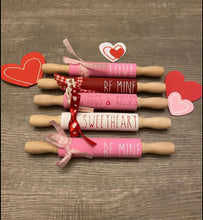 Load image into Gallery viewer, 7&#39;&#39; Mini Valentine’s Rolling Pin
