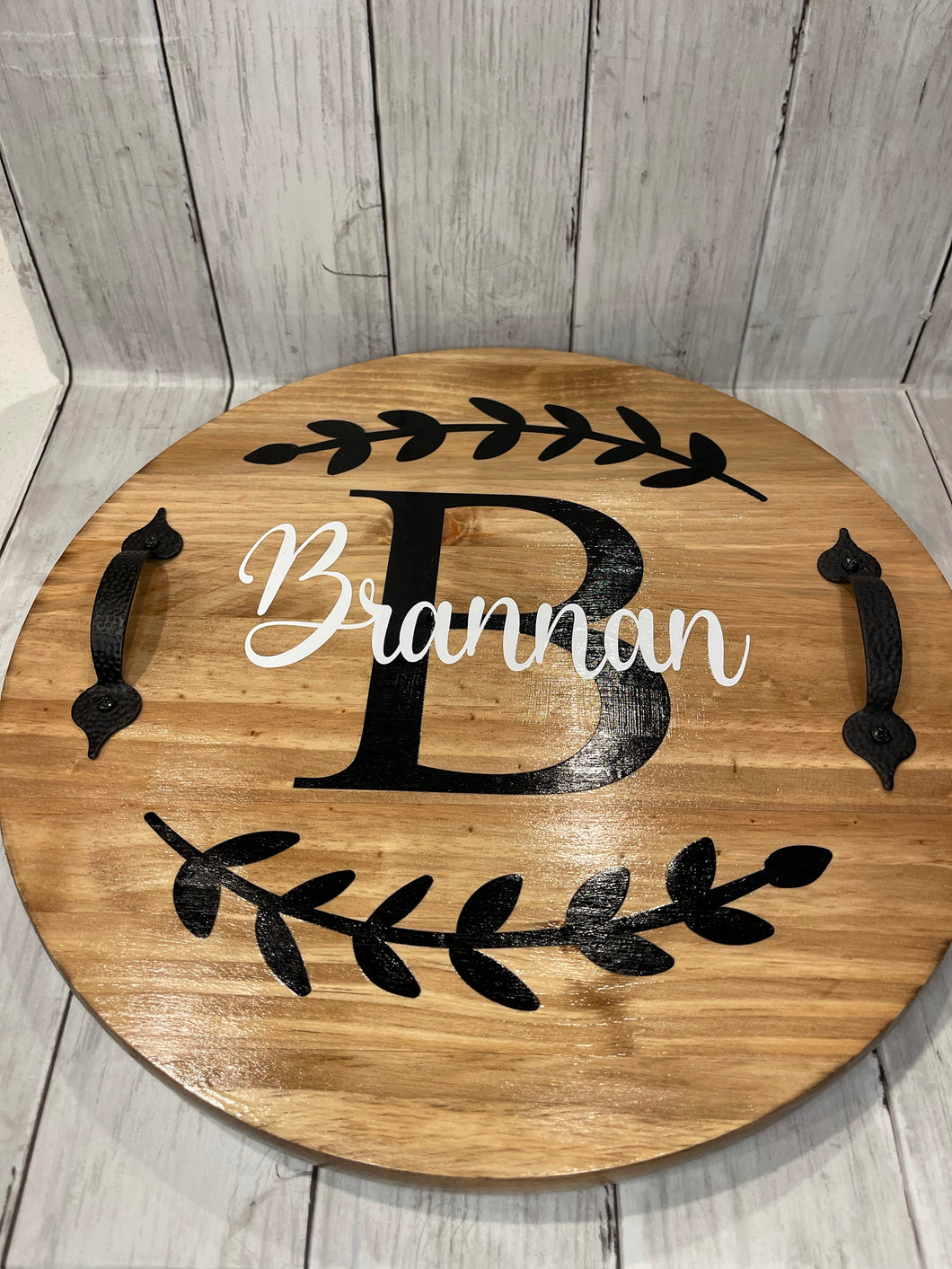 CUSTOM LAZY SUSAN WITH FAMILY NAME