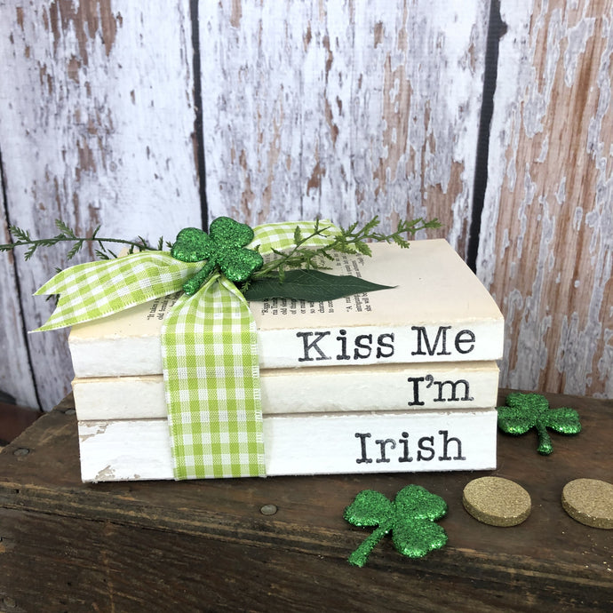 St. Patrick's Day Book Stacks